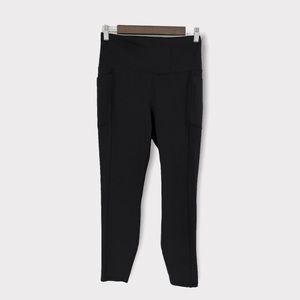 Spyder Active Black High Waisted Logo Leggings Size Medium